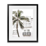 Shop California Casa Photo Art Print-Boho, Coastal, Green, Photography, Portrait, Tropical, View All, White-framed poster wall decor artwork