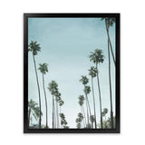 Shop California Palms Art Print-Blue, Botanicals, Coastal, Green, Portrait, Tropical, View All-framed painted poster wall decor artwork