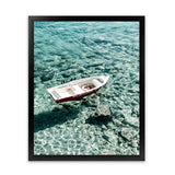 Shop Capri Boat II Photo Art Print-Amalfi Coast Italy, Blue, Coastal, Green, Photography, Portrait, View All-framed poster wall decor artwork