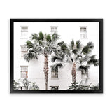 Shop Casa Palms Photo Art Print-Boho, Botanicals, Coastal, Green, Landscape, Photography, Tropical, View All, White-framed poster wall decor artwork