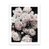 Shop Dark Blooms II Art Print-Black, Botanicals, Florals, Hamptons, Neutrals, Portrait, View All-framed painted poster wall decor artwork