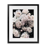 Shop Dark Blooms II Art Print-Black, Botanicals, Florals, Hamptons, Neutrals, Portrait, View All-framed painted poster wall decor artwork