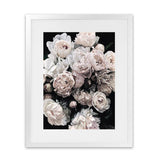 Shop Dark Blooms II Art Print-Black, Botanicals, Florals, Hamptons, Neutrals, Portrait, View All-framed painted poster wall decor artwork