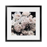 Shop Dark Blooms II (Square) Art Print-Black, Botanicals, Florals, Hamptons, Neutrals, Square, View All-framed painted poster wall decor artwork