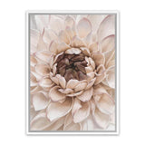 Shop Divine Dahlia IV Canvas Art Print-Botanicals, Florals, Hamptons, Neutrals, Portrait, View All-framed wall decor artwork