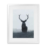 Shop Elk Art Print-Animals, Black, Grey, Hamptons, Portrait, Scandinavian, View All-framed painted poster wall decor artwork