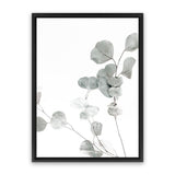 Shop Eucalyptus I Photo Canvas Art Print-Botanicals, Florals, Green, Photography, Photography Canvas Prints, Portrait, View All, White-framed wall decor artwork
