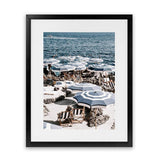 Shop Fontelina Views Photo Art Print-Amalfi Coast Italy, Blue, Coastal, Photography, Portrait, View All-framed poster wall decor artwork