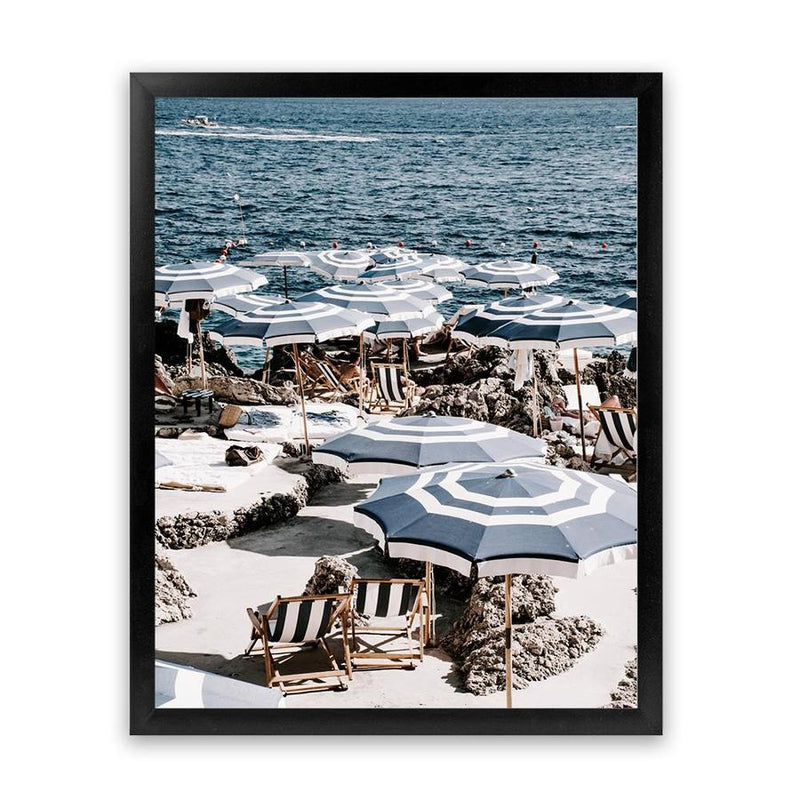 Shop Fontelina Views Photo Art Print-Amalfi Coast Italy, Blue, Coastal, Photography, Portrait, View All-framed poster wall decor artwork