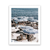 Shop Fontelina Views Photo Art Print-Amalfi Coast Italy, Blue, Coastal, Photography, Portrait, View All-framed poster wall decor artwork