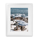 Shop Fontelina Views Photo Art Print-Amalfi Coast Italy, Blue, Coastal, Photography, Portrait, View All-framed poster wall decor artwork