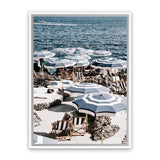 Shop Fontelina Views Photo Canvas Art Print-Amalfi Coast Italy, Blue, Coastal, Photography, Photography Canvas Prints, Portrait, View All-framed wall decor artwork