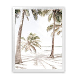 Shop Island Hammock II Photo Art Print-Boho, Coastal, Green, Photography, Portrait, Rectangle, Tropical, View All, White-framed poster wall decor artwork