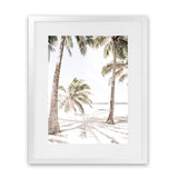 Shop Island Hammock II Photo Art Print-Boho, Coastal, Green, Photography, Portrait, Rectangle, Tropical, View All, White-framed poster wall decor artwork