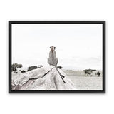 Shop Lookout Point Photo Canvas Print-African, Animals, Landscape, Neutrals, Photography, Photography Canvas Prints, View All, White-framed wall decor artwork