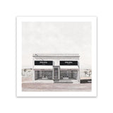 Shop Marfa (Square) Art Print-Hamptons, Neutrals, Scandinavian, Square, Tropical, View All, White-framed painted poster wall decor artwork