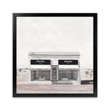 Shop Marfa (Square) Art Print-Hamptons, Neutrals, Scandinavian, Square, Tropical, View All, White-framed painted poster wall decor artwork