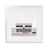 Shop Marfa (Square) Art Print-Hamptons, Neutrals, Scandinavian, Square, Tropical, View All, White-framed painted poster wall decor artwork