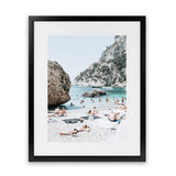 Shop Marina Piccola II Photo Art Print-Amalfi Coast Italy, Blue, Coastal, Green, Photography, Portrait, Tropical, View All-framed poster wall decor artwork