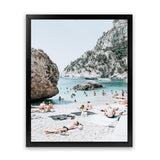Shop Marina Piccola II Photo Art Print-Amalfi Coast Italy, Blue, Coastal, Green, Photography, Portrait, Tropical, View All-framed poster wall decor artwork