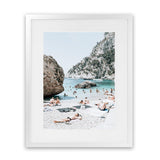 Shop Marina Piccola II Photo Art Print-Amalfi Coast Italy, Blue, Coastal, Green, Photography, Portrait, Tropical, View All-framed poster wall decor artwork
