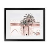 Shop Marrakesh Palace I Photo Art Print-Boho, Landscape, Moroccan Days, Photography, Pink, Tropical, View All-framed poster wall decor artwork