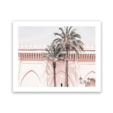 Shop Marrakesh Palace I Photo Art Print-Boho, Landscape, Moroccan Days, Photography, Pink, Tropical, View All-framed poster wall decor artwork