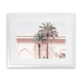Shop Marrakesh Palace I Photo Art Print-Boho, Landscape, Moroccan Days, Photography, Pink, Tropical, View All-framed poster wall decor artwork