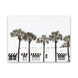 Shop Miami II Photo Canvas Art Print-Boho, Coastal, Green, Hamptons, Landscape, Photography, Photography Canvas Prints, Tropical, View All, White-framed wall decor artwork