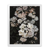 Shop Midnight Garden Art Print-Black, Florals, Hamptons, Portrait, Scandinavian, View All-framed painted poster wall decor artwork
