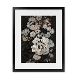 Shop Midnight Garden Art Print-Black, Florals, Hamptons, Portrait, Scandinavian, View All-framed painted poster wall decor artwork