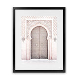 Shop Moroccan Door II Photo Art Print-Boho, Moroccan Days, Neutrals, Photography, Pink, Portrait, View All-framed poster wall decor artwork