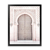Shop Moroccan Door II Photo Art Print-Boho, Moroccan Days, Neutrals, Photography, Pink, Portrait, View All-framed poster wall decor artwork