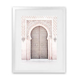 Shop Moroccan Door II Photo Art Print-Boho, Moroccan Days, Neutrals, Photography, Pink, Portrait, View All-framed poster wall decor artwork