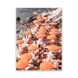 Shop One Fire Club I Photo Canvas Art Print-Amalfi Coast Italy, Coastal, Orange, Photography, Photography Canvas Prints, Portrait, View All-framed wall decor artwork
