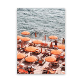 Shop One Fire Club II Photo Canvas Art Print-Amalfi Coast Italy, Coastal, Orange, Photography, Photography Canvas Prints, Portrait, View All-framed wall decor artwork