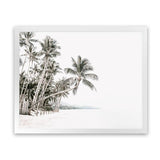 Shop Palm Island Photo Art Print-Boho, Coastal, Green, Landscape, Photography, Tropical, View All, White-framed poster wall decor artwork