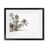 Shop Palm Island Photo Art Print-Boho, Coastal, Green, Landscape, Photography, Tropical, View All, White-framed poster wall decor artwork
