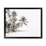 Shop Palm Island Photo Art Print-Boho, Coastal, Green, Landscape, Photography, Tropical, View All, White-framed poster wall decor artwork