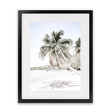 Shop Palm Shadow Photo Art Print-Boho, Coastal, Green, Hamptons, Photography, Portrait, Tropical, View All-framed poster wall decor artwork