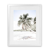 Shop Palm Shadow Photo Art Print-Boho, Coastal, Green, Hamptons, Photography, Portrait, Tropical, View All-framed poster wall decor artwork