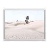 Shop Pastel Desert II Photo Canvas Art Print-Boho, Landscape, Moroccan Days, Neutrals, Photography, Photography Canvas Prints, Pink, Tropical, View All-framed wall decor artwork