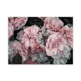 Shop Pink Blooms Canvas Art Print-Botanicals, Florals, Hamptons, Landscape, Pink, View All-framed wall decor artwork