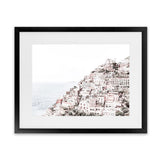 Shop Positano I Photo Art Print-Amalfi Coast Italy, Coastal, Landscape, Photography, Pink, View All, White-framed poster wall decor artwork