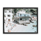 Shop Ristorante Ciro I Photo Canvas Art Print-Amalfi Coast Italy, Blue, Coastal, Green, Landscape, Photography, Photography Canvas Prints, Tropical, View All-framed wall decor artwork