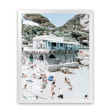 Shop Ristorante Ciro II Photo Art Print-Amalfi Coast Italy, Blue, Coastal, Green, Photography, Portrait, Tropical, View All-framed poster wall decor artwork