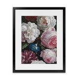 Shop Romantic Floral Art Print-Botanicals, Florals, Hamptons, Pink, Portrait, View All-framed painted poster wall decor artwork