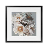 Shop Spring Bouquet II (Square) Art Print-Botanicals, Florals, Grey, Hamptons, Square, View All, White-framed painted poster wall decor artwork