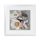 Shop Spring Bouquet II (Square) Art Print-Botanicals, Florals, Grey, Hamptons, Square, View All, White-framed painted poster wall decor artwork