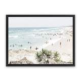 Shop Stradbroke Island I Photo Canvas Art Print-Blue, Coastal, Landscape, Neutrals, Photography, Photography Canvas Prints, Tropical, View All-framed wall decor artwork